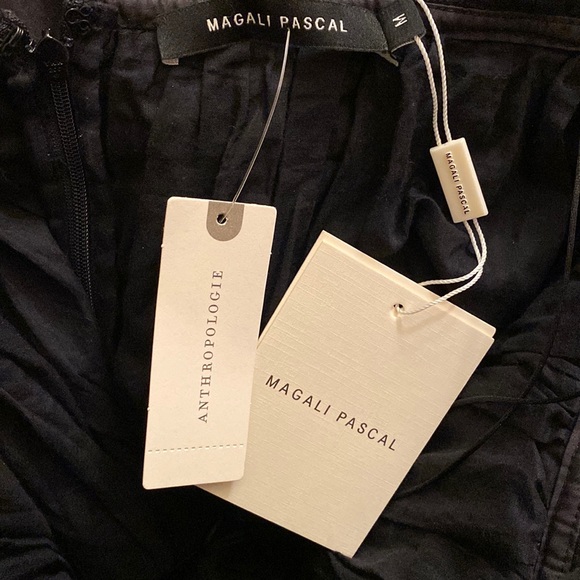 NWT MAGALI PASCAL Jaqueline Jacqueline COTTON tiered ruched maxi dress gown - Picture 15 of 16